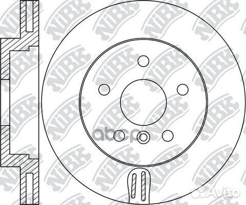 Диск тормозной NiBK RN1718 NiBK