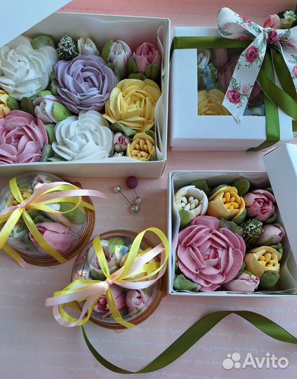 Зефирные букеты на заказ