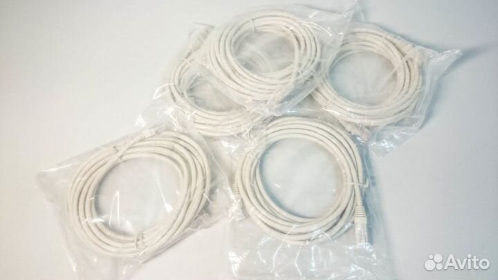 Patch cord 5 м UTP кат 5E HyperLine
