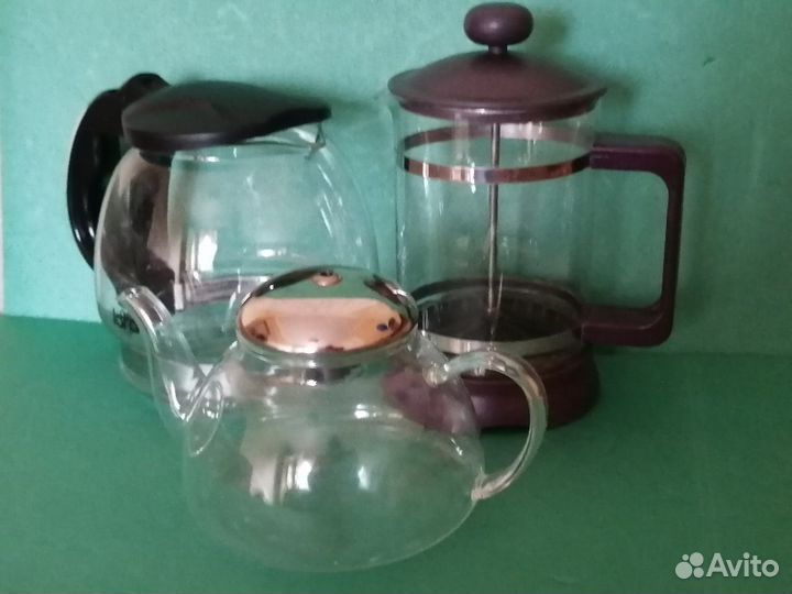 Чайники стекло /Кофеварка френч пресс
