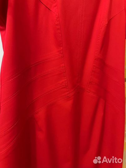 Платье футляр красное 50 р-р
