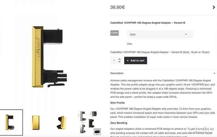 Угловой переходник видеокарта 4090 4080 12vhpwr