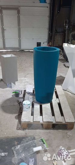 Вазон из фибробетона
