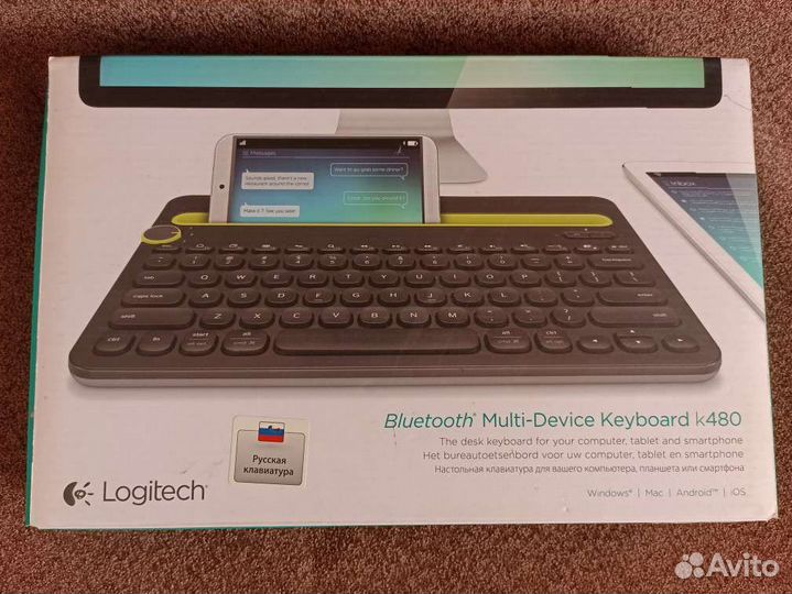 Новая беспроводная клавиатура Logitech K480