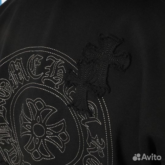 Свитшот Chrome Hearts черный