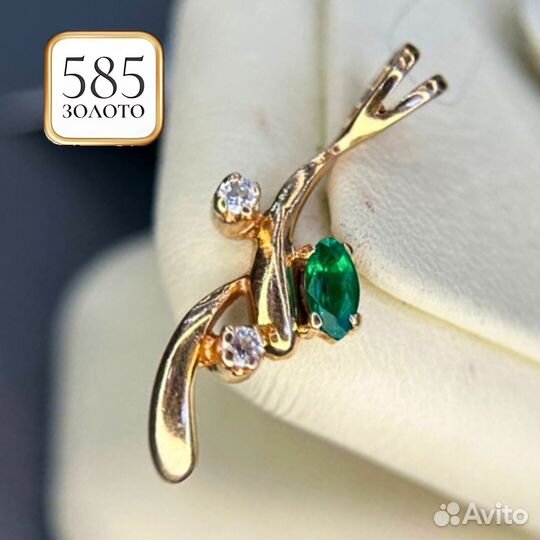 Золотая подвеска 585 золото