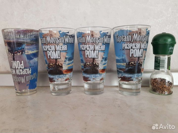 Коктейльные стаканы Captain Morgan 6 шт