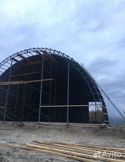 Ангар арочный с монтажом под ключ