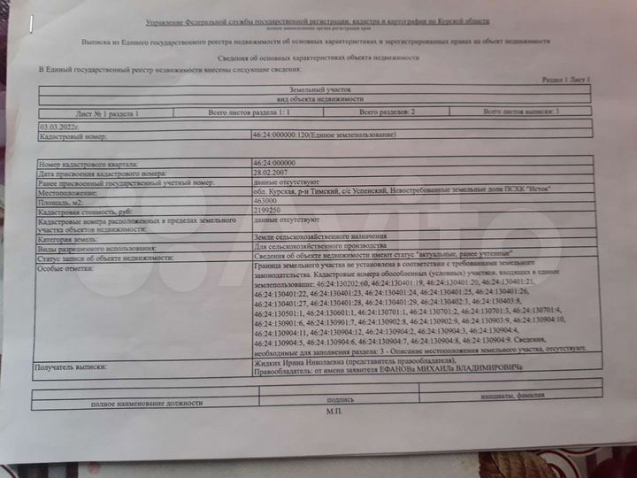 Участок 5,8 сот. (СНТ, ДНП)