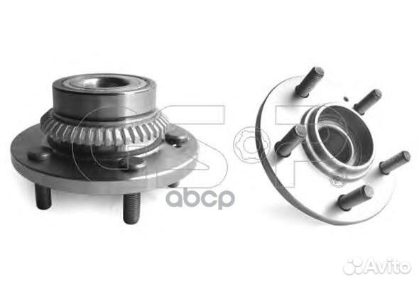 Подшипник-ступица зад.hyundai trajet 00- с абс