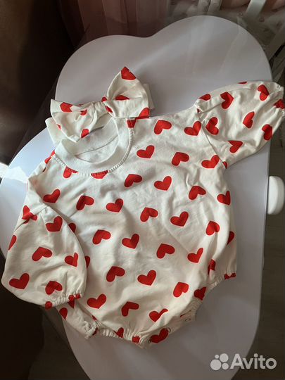 Боди толстовка 68 74