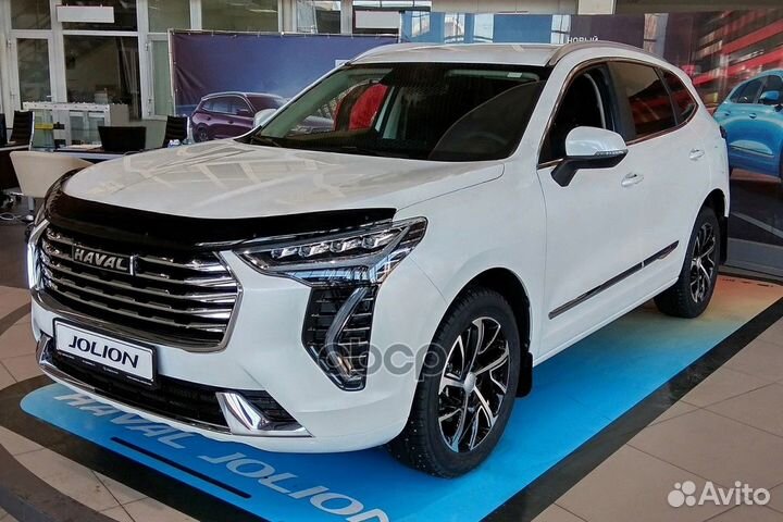 Дефлектор капота Haval Jolion, 2021, темный