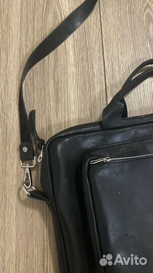 Сумка для ноут бука натуральная кожа