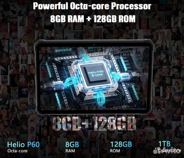 Планшет hotwav r6 pro 15600mh новый