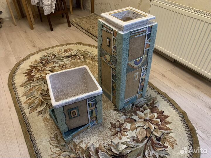 Коамическая ваза для цветов