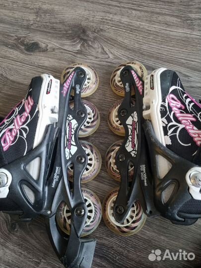 Роликовые коньки rollerblade раздвижные 33-36