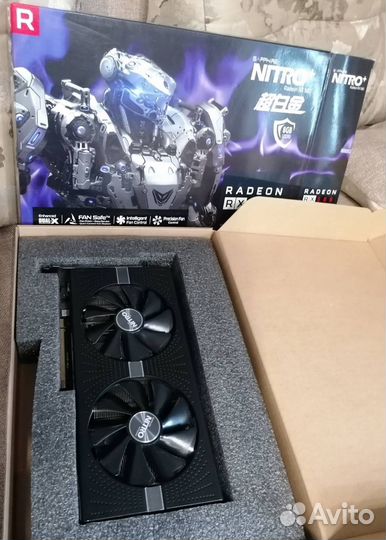 Видеокарта sapphire nitro+ RX 580 8G