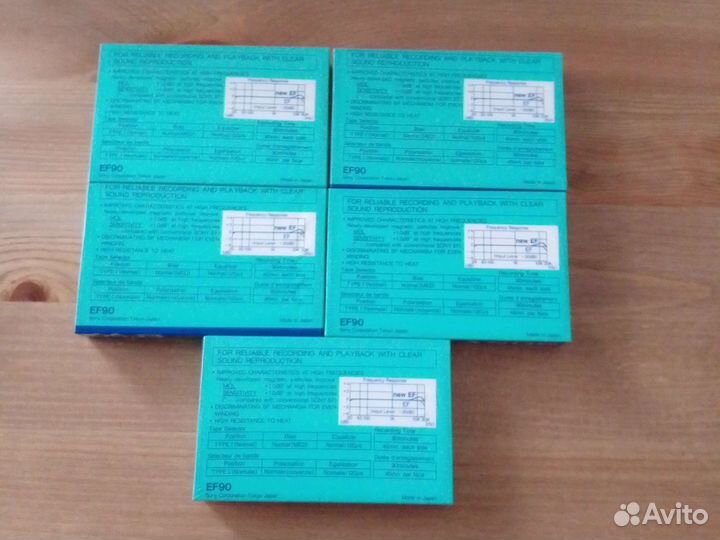 Аудиокассеты запечатанные импортные
