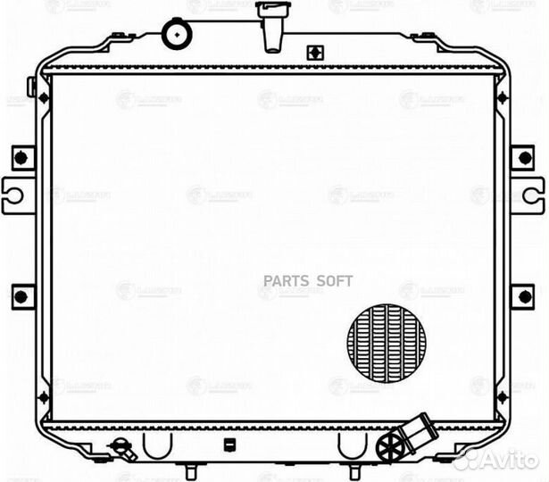 Радиатор охл. для а/м Hyundai H-100 Porter II (04)