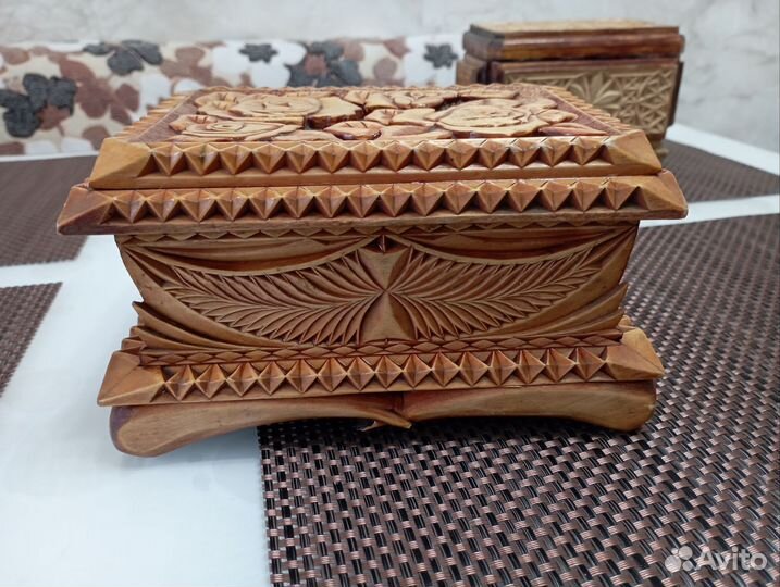 Шкатулка деревянная СССР