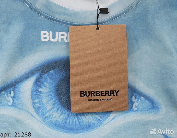 Футболка Burberry Голубая