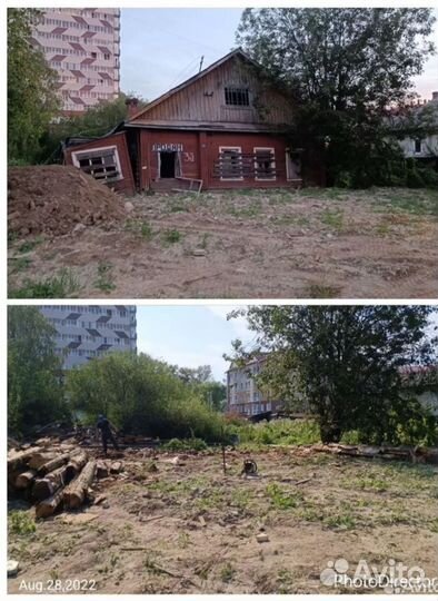 Разбор домов, снос, демонтаж