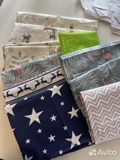 Отрезы хлопка новые