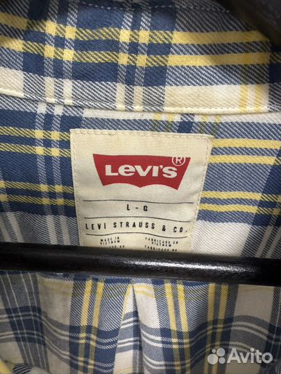 Рубашка мужская levis оригинал фланель