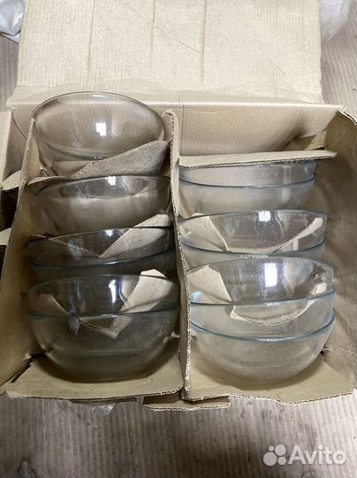 Салатник новый стеклянный 13см