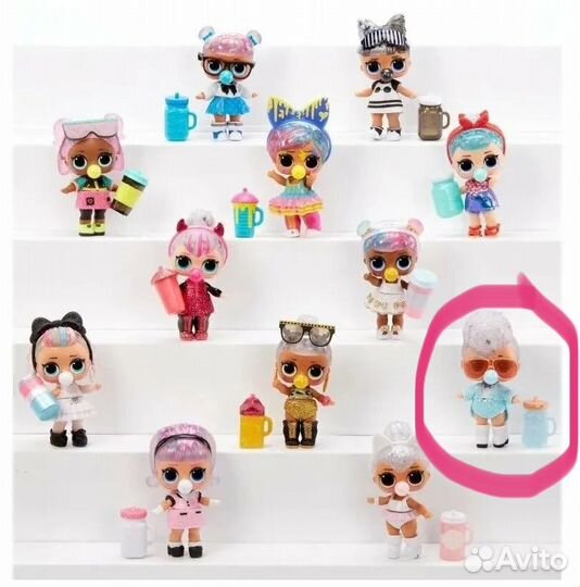 Lol color change glitter hair miss jive