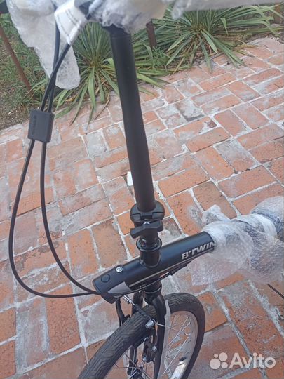 Новый складной велосипед b'twin