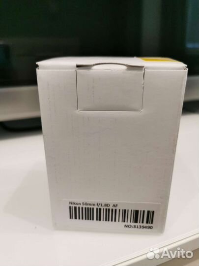 Объектив Nikon 50mm f/1.8D AF Nikkor, новый