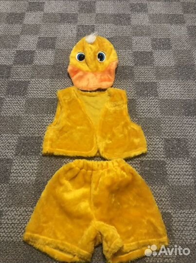 Новогодний костюм для мальчика утенок