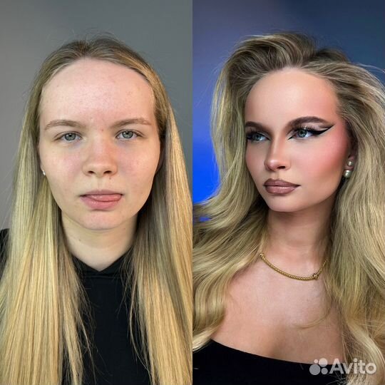 Макияж и прическа