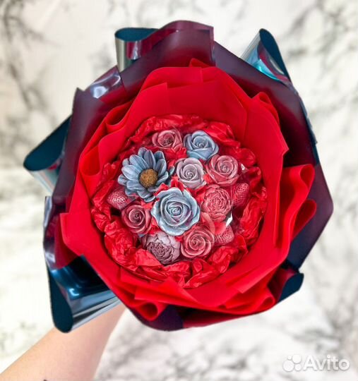 Букет из шоколада, шоколадные цветы воспитателю