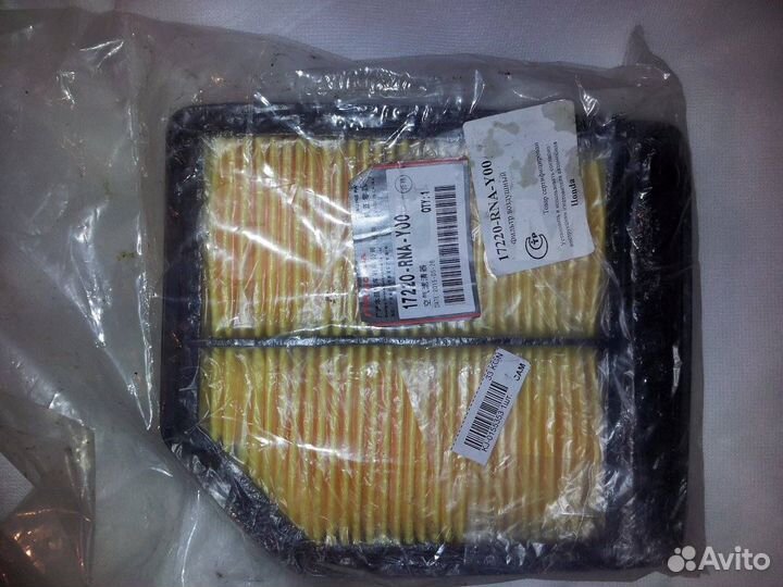 Воздушный фильтр Honda Civic 4D 17220-RNA-Y00