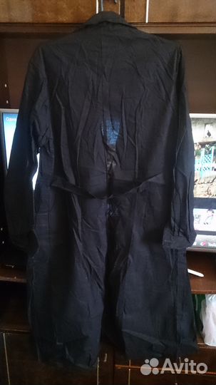 Халат чёрный Спецодежда новый) 2 шт
