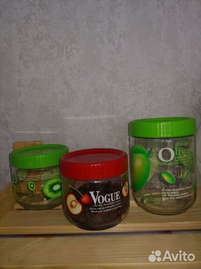 Стеклянные емкости для продуктов