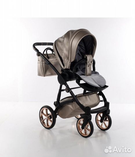 Коляска Junama 2 в 1 люлька и прогулочный блок