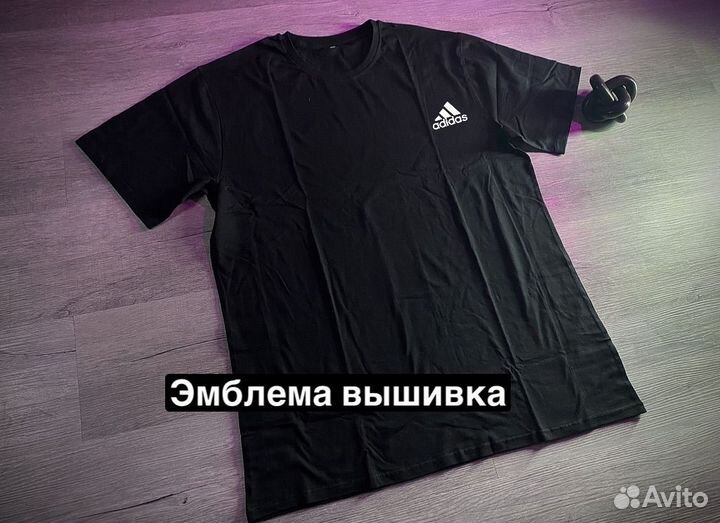 Футболка Adidas мужская черная новая