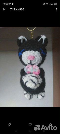 Вязанный кот Саймон