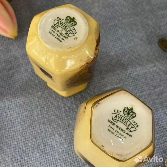 Винтаж вазочки Orchard Gold