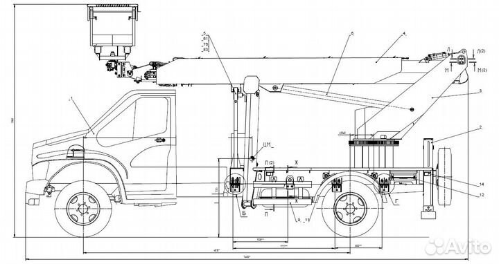 Агп кэмз Т-24 на шасси газ-C41R33 (Евро-5, 4х2), о