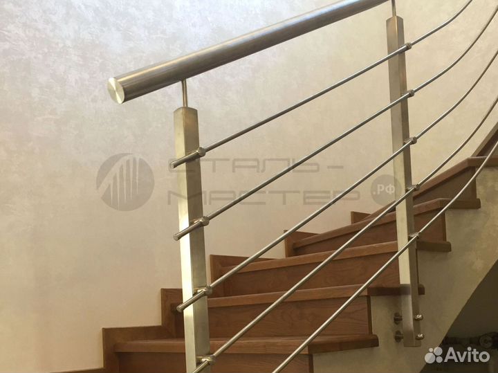 Перила ограждения поручни из нержавейки