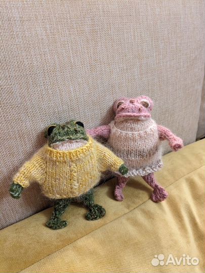 Лягушка вязаная