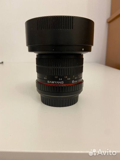 Объектив Samyang 8mm f/3.5 Fish-eye CS II Canon EF