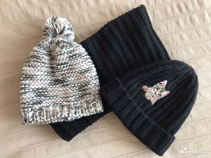 2 шапки и снуд