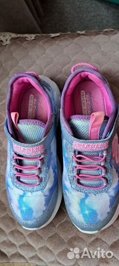 Кроссовки skechers светящиеся