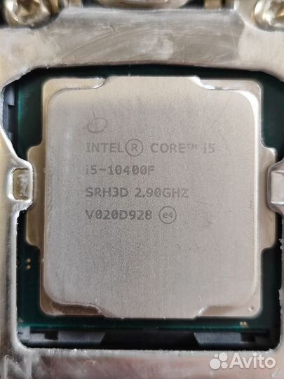 Intel Core i5-10400F + материнка + память 2x8