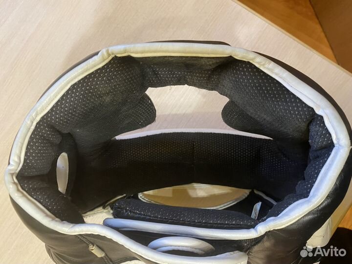 Боксерский шлем «green hill super» черный